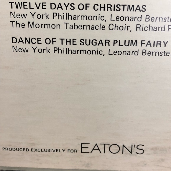 70's "Christmas with Leonard Bernstein" Record - 70's Christmas Album - Holidays - Picture 6 of 14